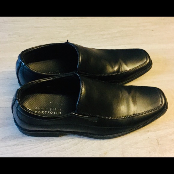 Black Perry Ellis dress shoes - Picture 1 of 4